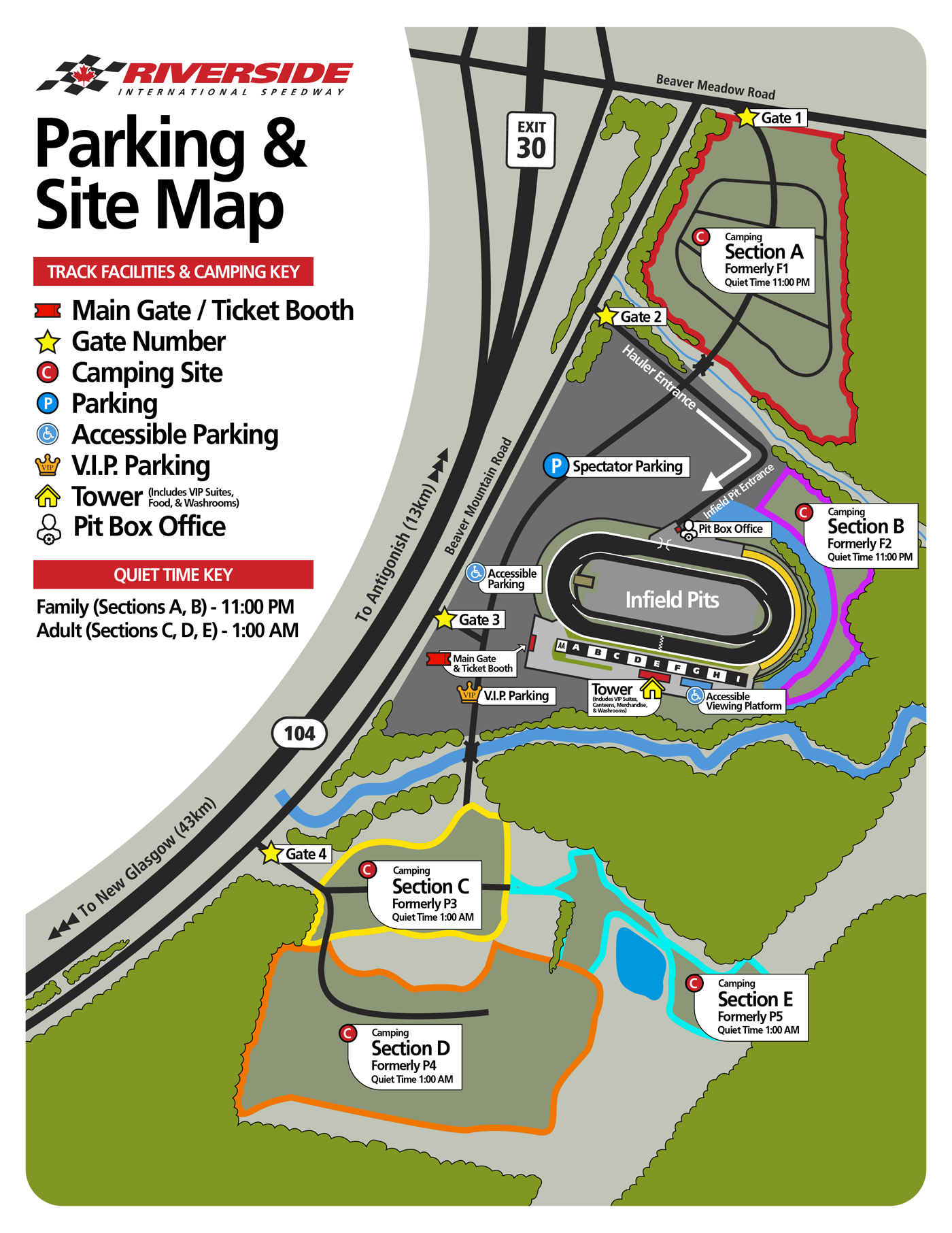 Site Maps - Riverside International Speedway